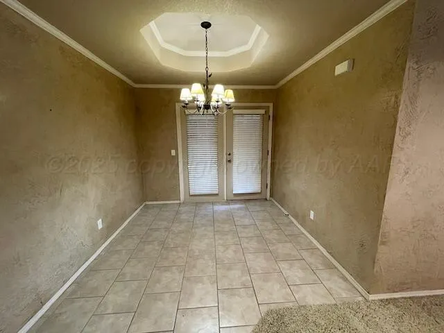 a view of an empty room