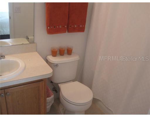 7351 Millstone Street Windermere, FL 34786 - Photo 9 of 15 a bathroom with a sink a toilet and mirror