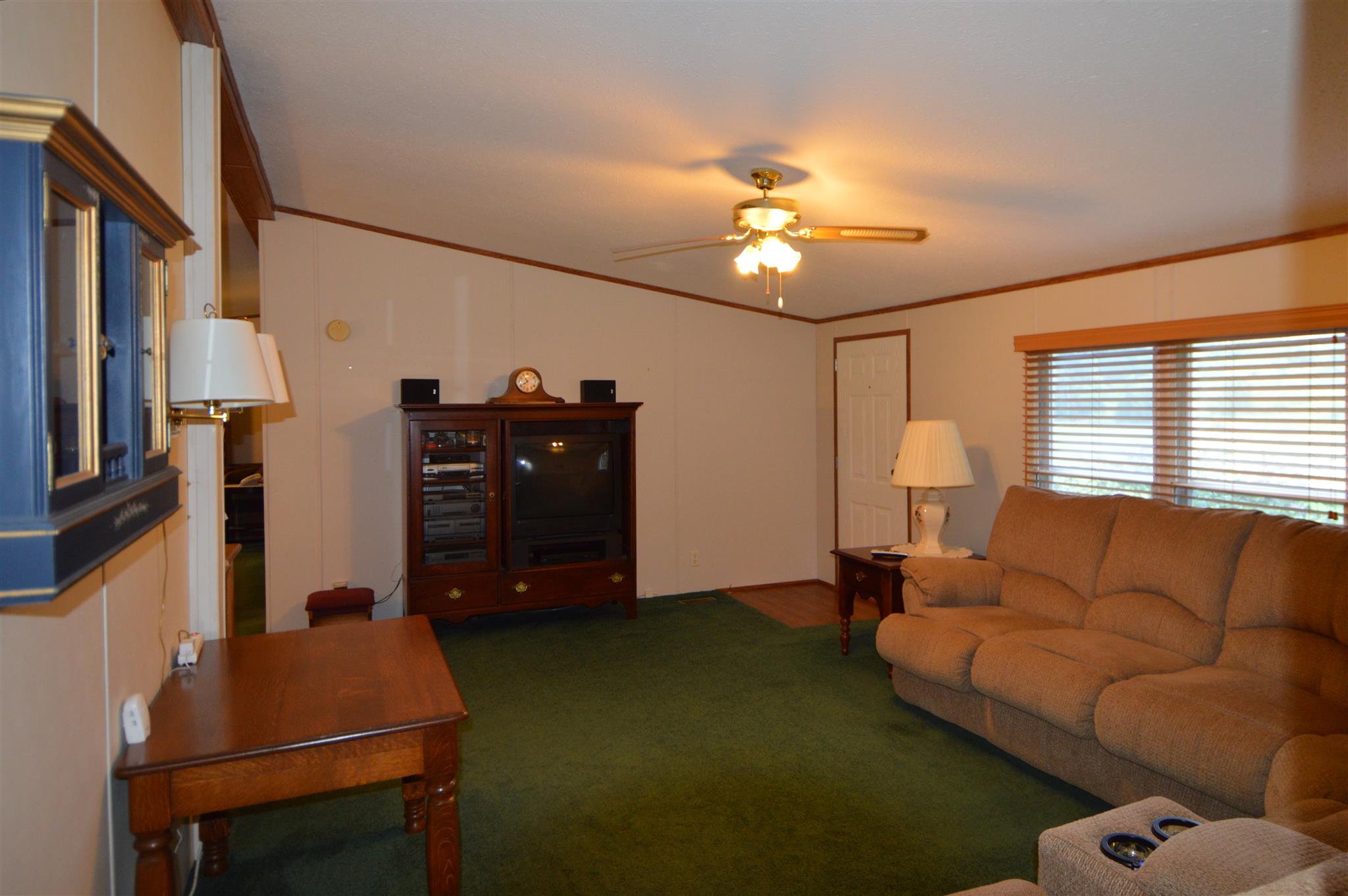 4579 Beech Log Road Lebanon, TN 37090 - Photo 3 of 30 a living room with furniture a ceiling fan and a rug