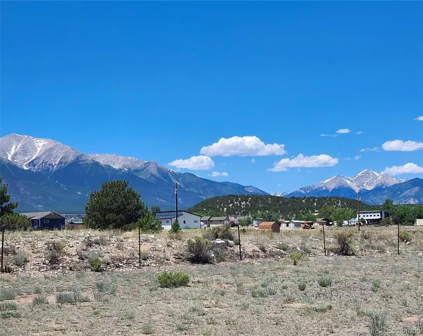 a view of a lake with a mountain in the background