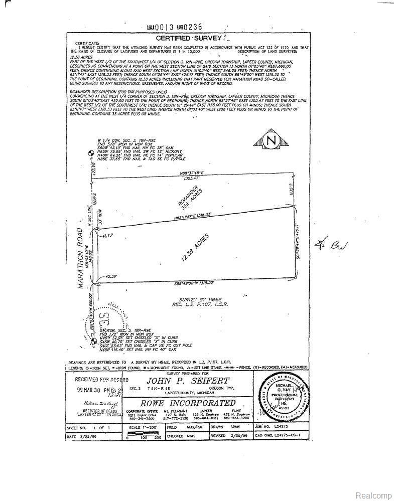 3580 Marathon Road Columbiaville, MI 48421 - Photo 55 of 55 Survey.jpg