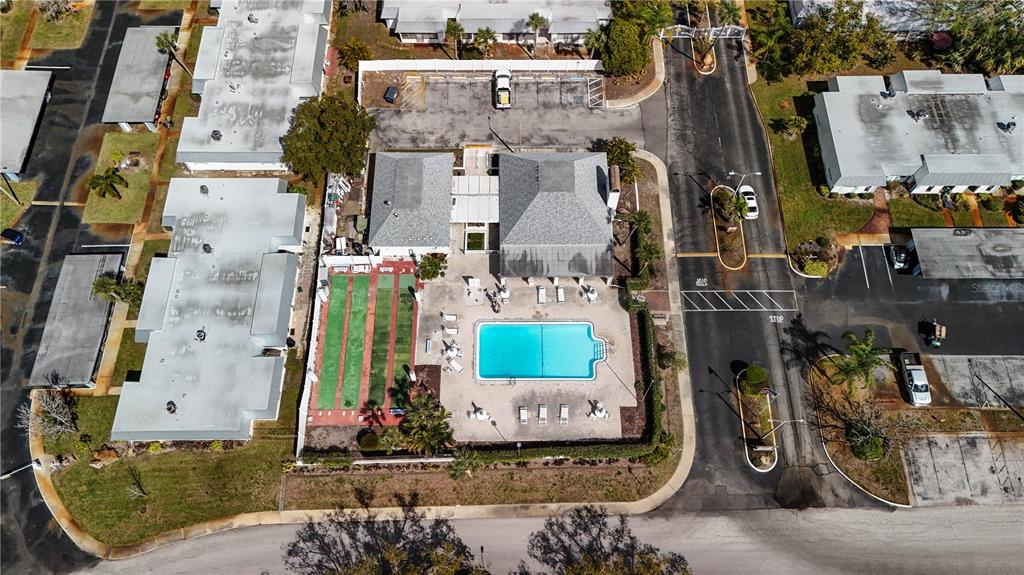 4150 Newbury Drive New Port Richey, FL 34652 - Photo 25 of 32 an aerial view of residential houses with outdoor space