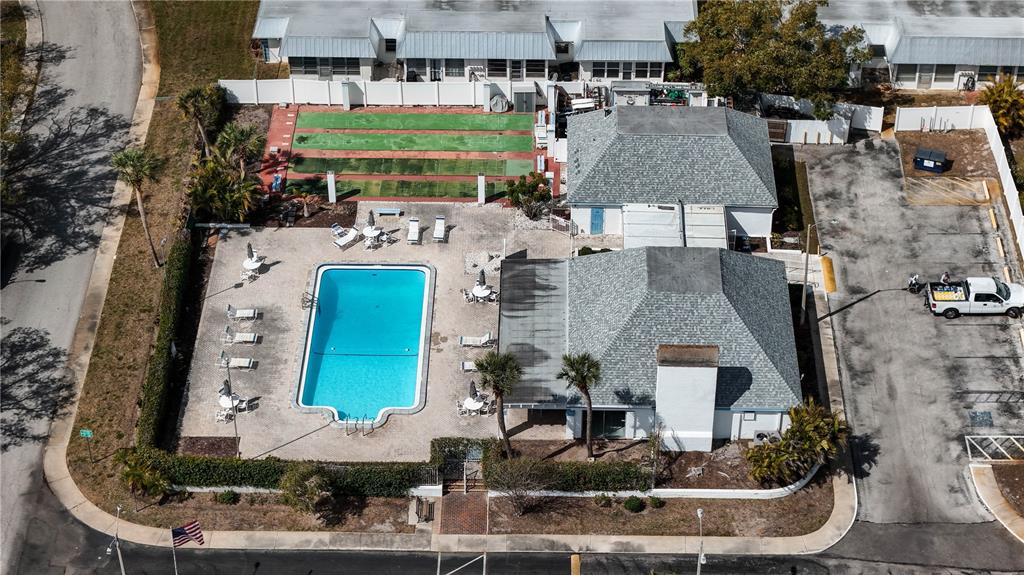4150 Newbury Drive New Port Richey, FL 34652 - Photo 26 of 32 an aerial view of a house with outdoor space lake view