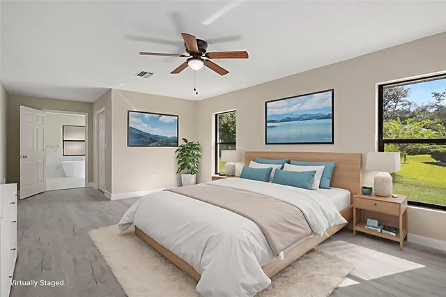 a view of an empty room