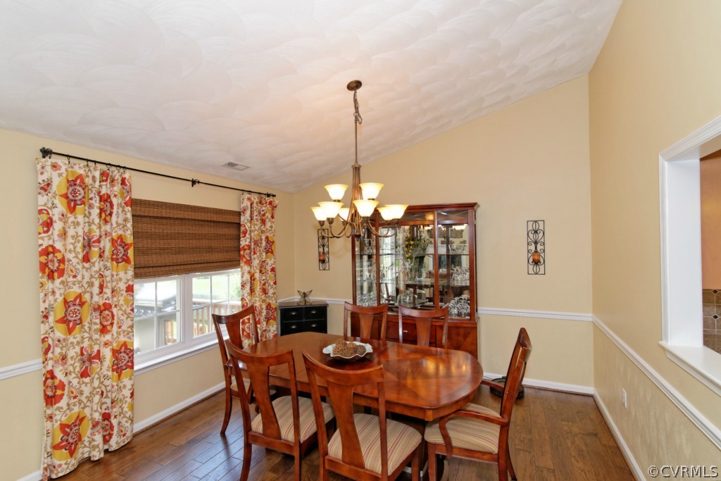 9318 Alcove Grove Road Chesterfield, VA 23832 - Photo 4 of 20 a dining room with furniture window and wooden floor