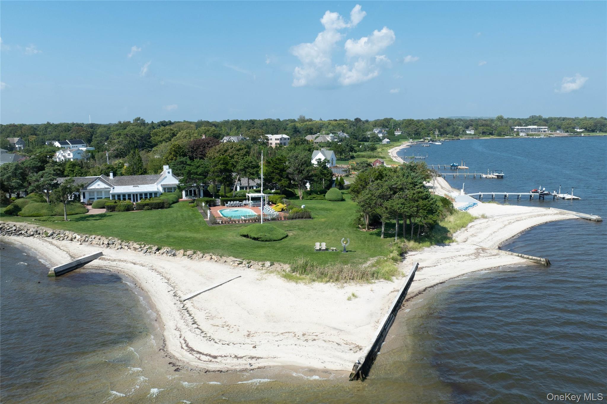 16 Point Road Bellport, NY 11713 - Photo 5 of 33 a view of a golf course with wooden floor
