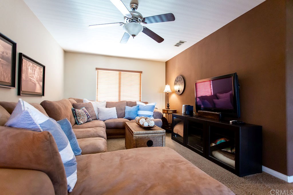 30118 Beeswing Circle Menifee, CA 92584 - Photo 39 of 73 Custom Upgraded Blinds Custom Paint- Ceiling Fan all you have to do is SIT DOWN !!!
