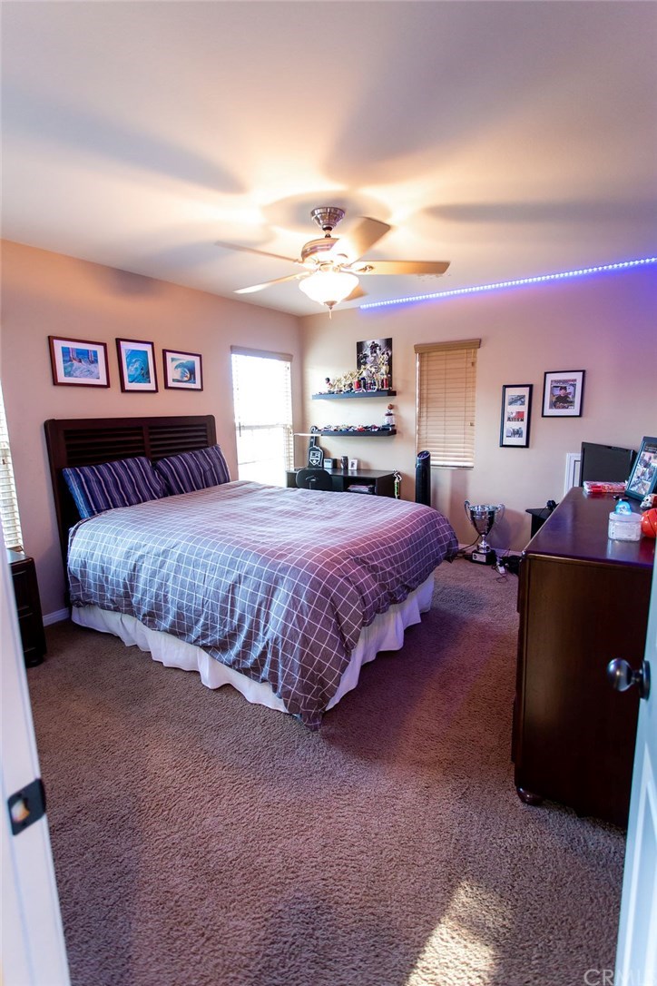 30118 Beeswing Circle Menifee, CA 92584 - Photo 43 of 73 Bedroom Upstairs with perfect Star Wars lighting effects for all your Video Game Competitions