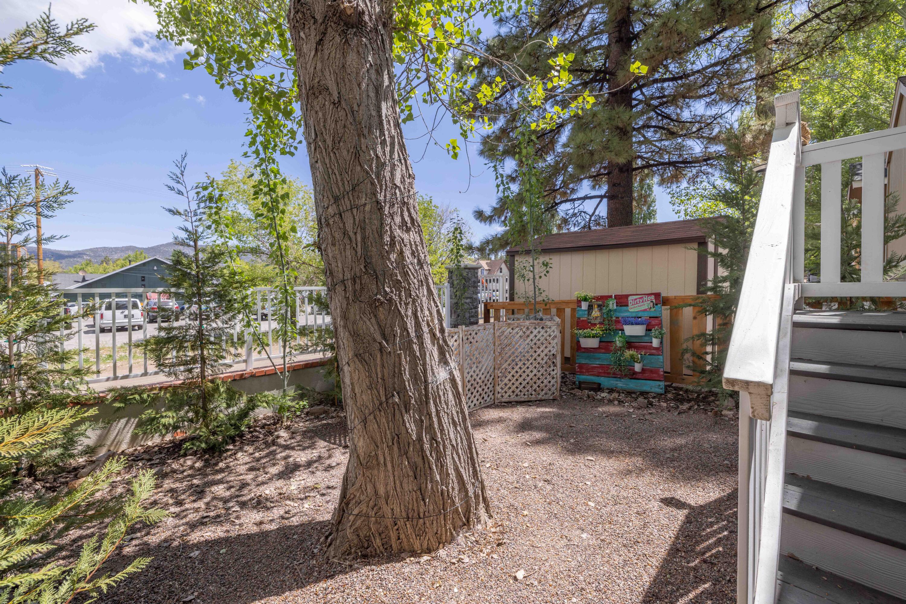 547 Alden Road, Unit RV4 Big Bear Lake, CA 92315 - Photo 20 of 38 a view of a house with a patio
