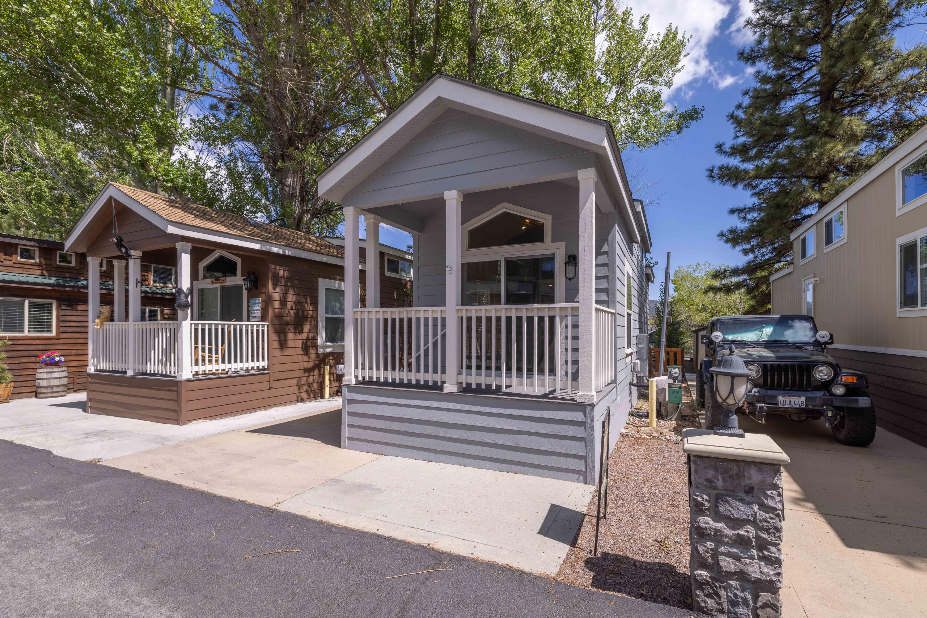 547 Alden Road, Unit RV4 Big Bear Lake, CA 92315 - Photo 27 of 38 a view of a house with a porch
