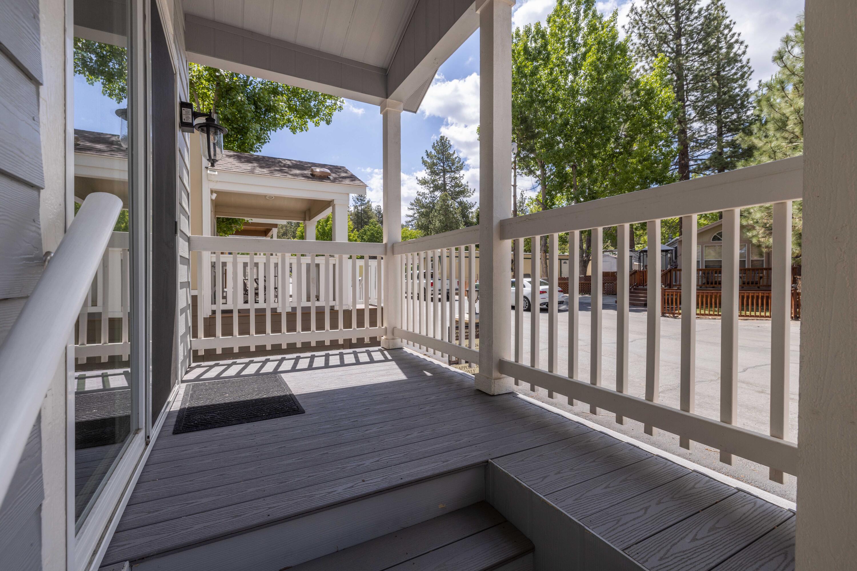 547 Alden Road, Unit RV4 Big Bear Lake, CA 92315 - Photo 31 of 38 a view of deck with a chair