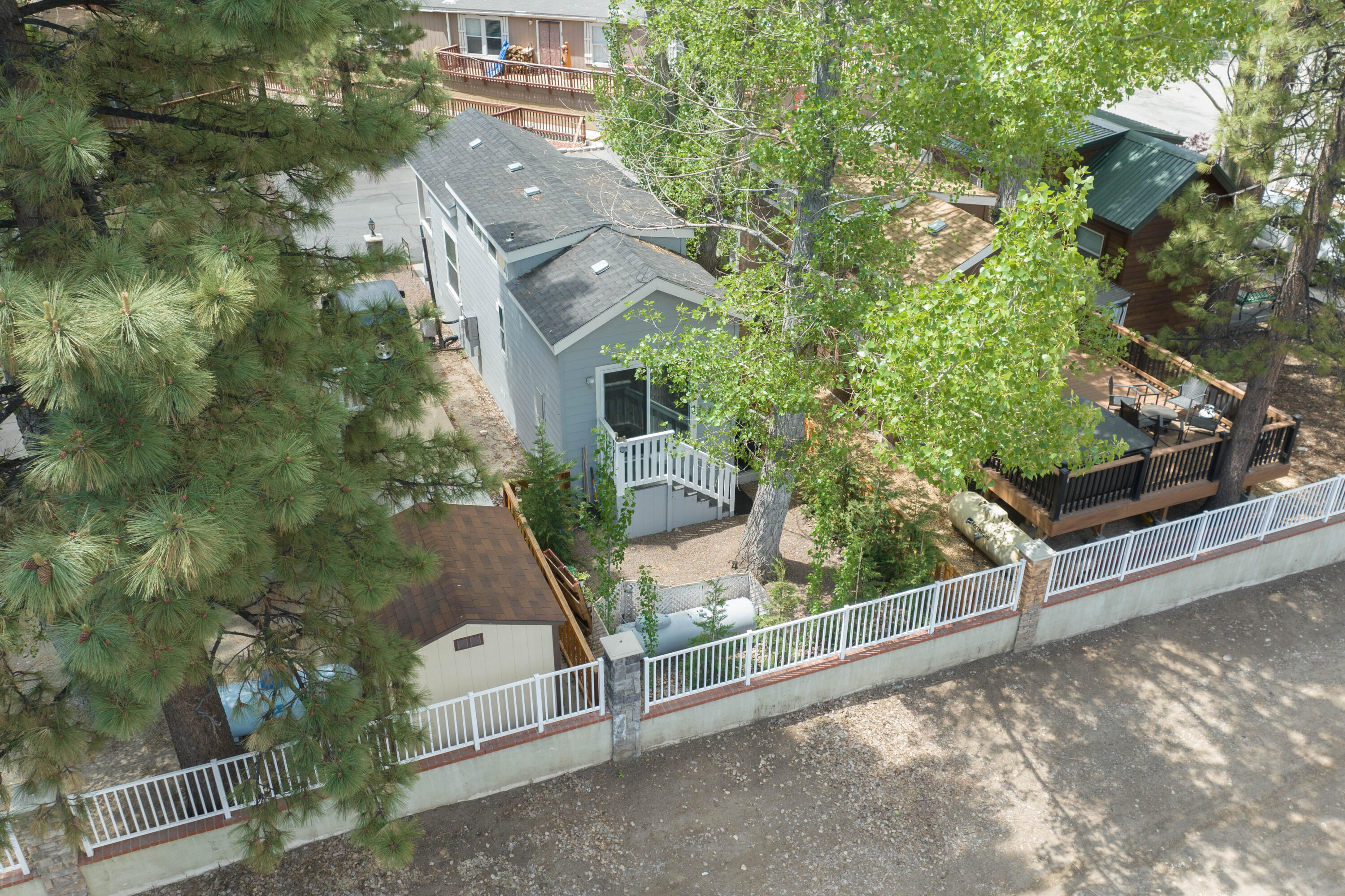 547 Alden Road, Unit RV4 Big Bear Lake, CA 92315 - Photo 6 of 38 an aerial view of residential house with outdoor space