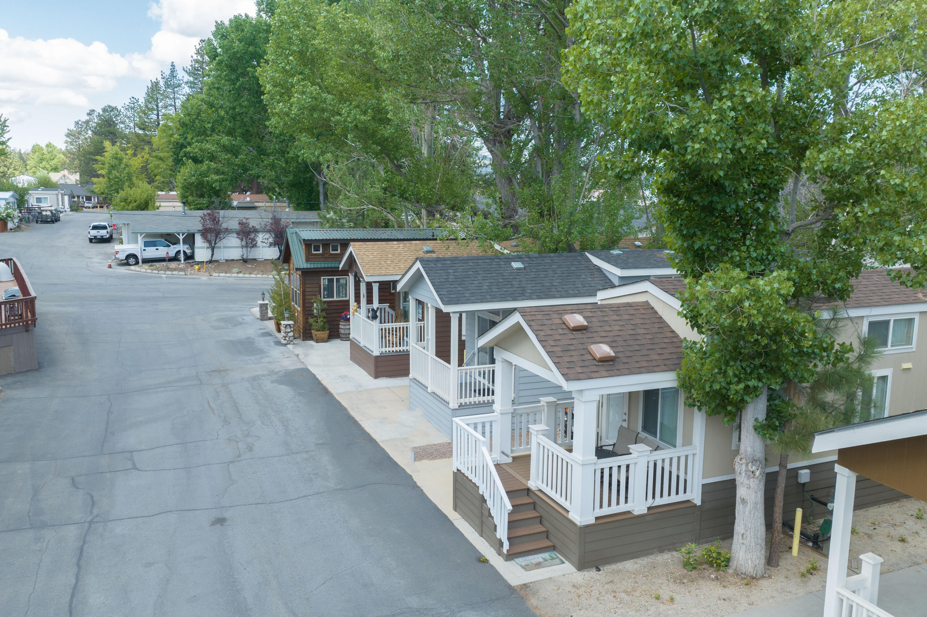 547 Alden Road, Unit RV4 Big Bear Lake, CA 92315 - Photo 7 of 38 an aerial view of a house with a garden