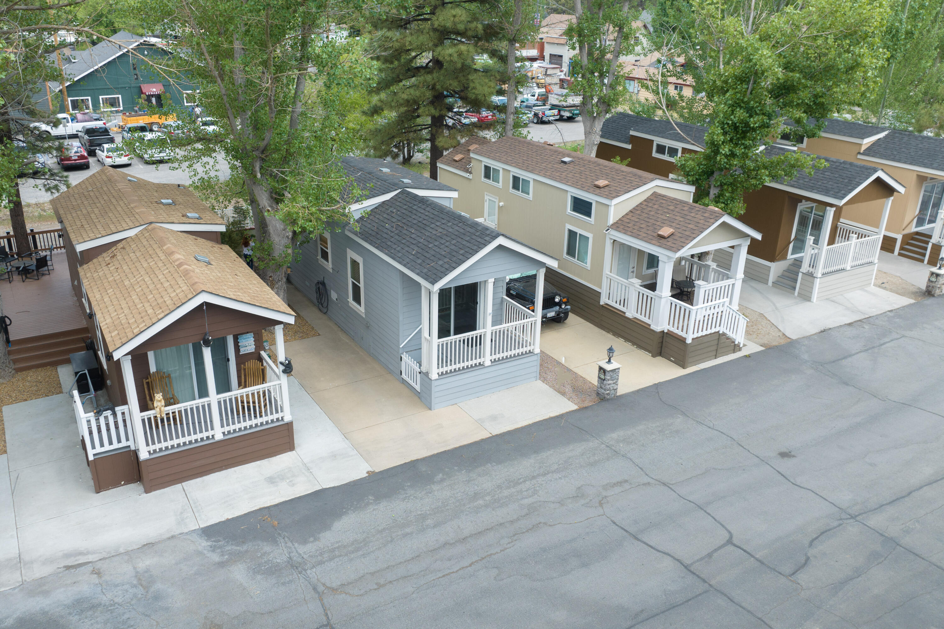 547 Alden Road, Unit RV4 Big Bear Lake, CA 92315 - Photo 8 of 38 an aerial view of a house with a balcony