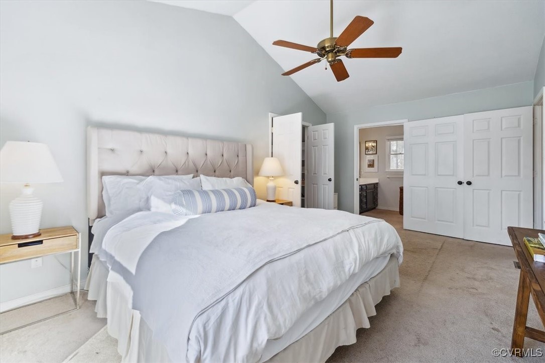 8800 Overhill Road Henrico, VA 23229 - Photo 17 of 33 Vaulted ceiling and ceiling fan