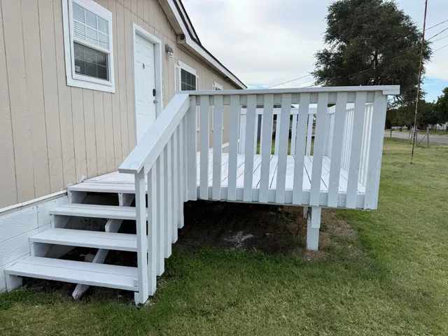 a view of outdoor space with garden