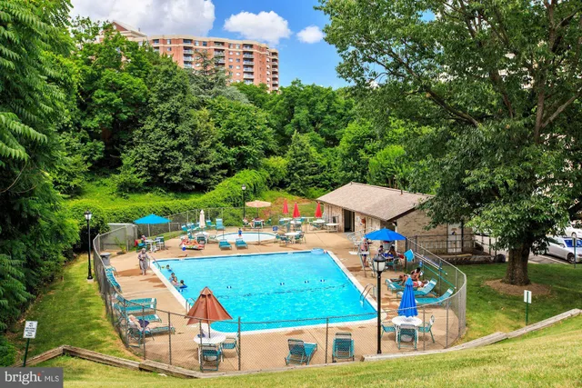 an outdoor space with garden view