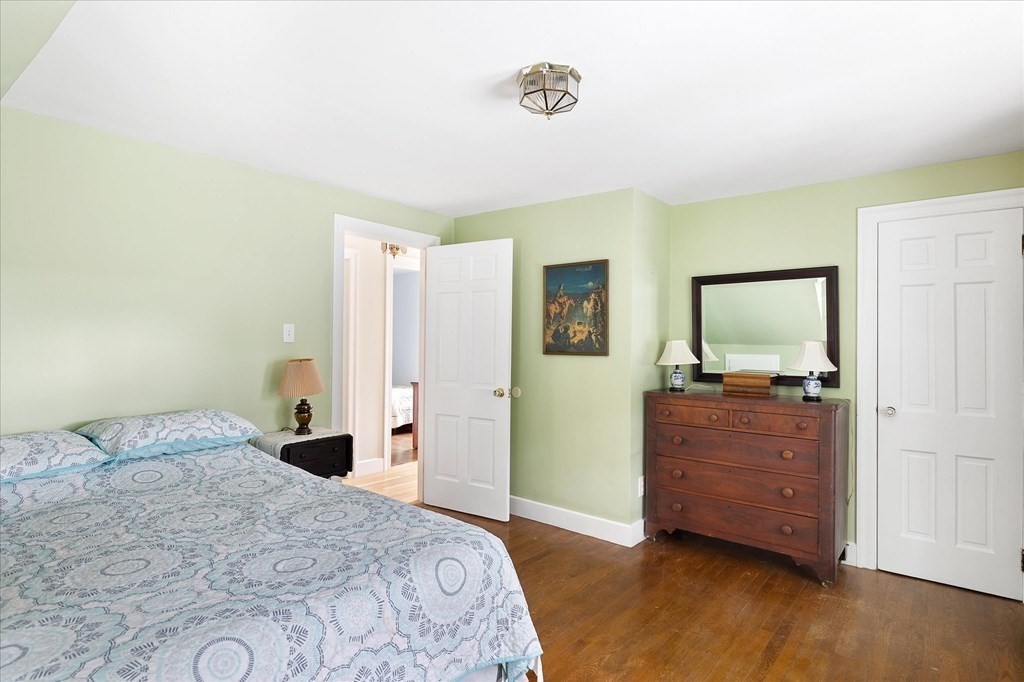 5 West Sutton Road Sutton, MA 01590 - Photo 21 of 36 a bedroom with a bed and wooden floor