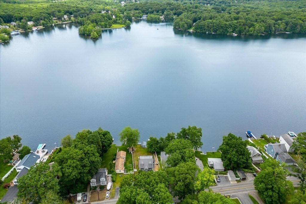 5 West Sutton Road Sutton, MA 01590 - Photo 30 of 36 an aerial view of a house with a yard and lake view