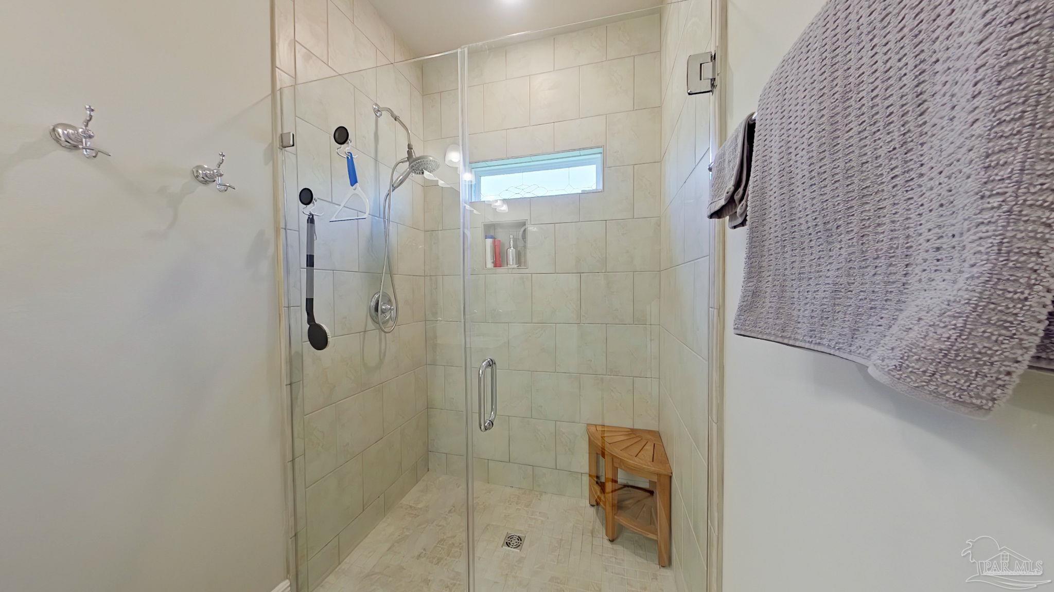 7715 Burnside Loop Pensacola, FL 32526 - Photo 21 of 36 Large Tiled walk-in Shower