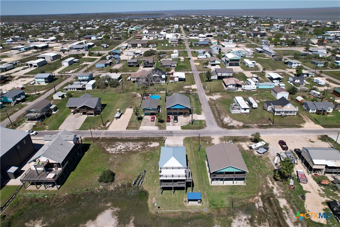 403 Maple Street Port O'Connor, TX 77982 - Photo 41 of 48 an aerial view of residential houses with outdoor space