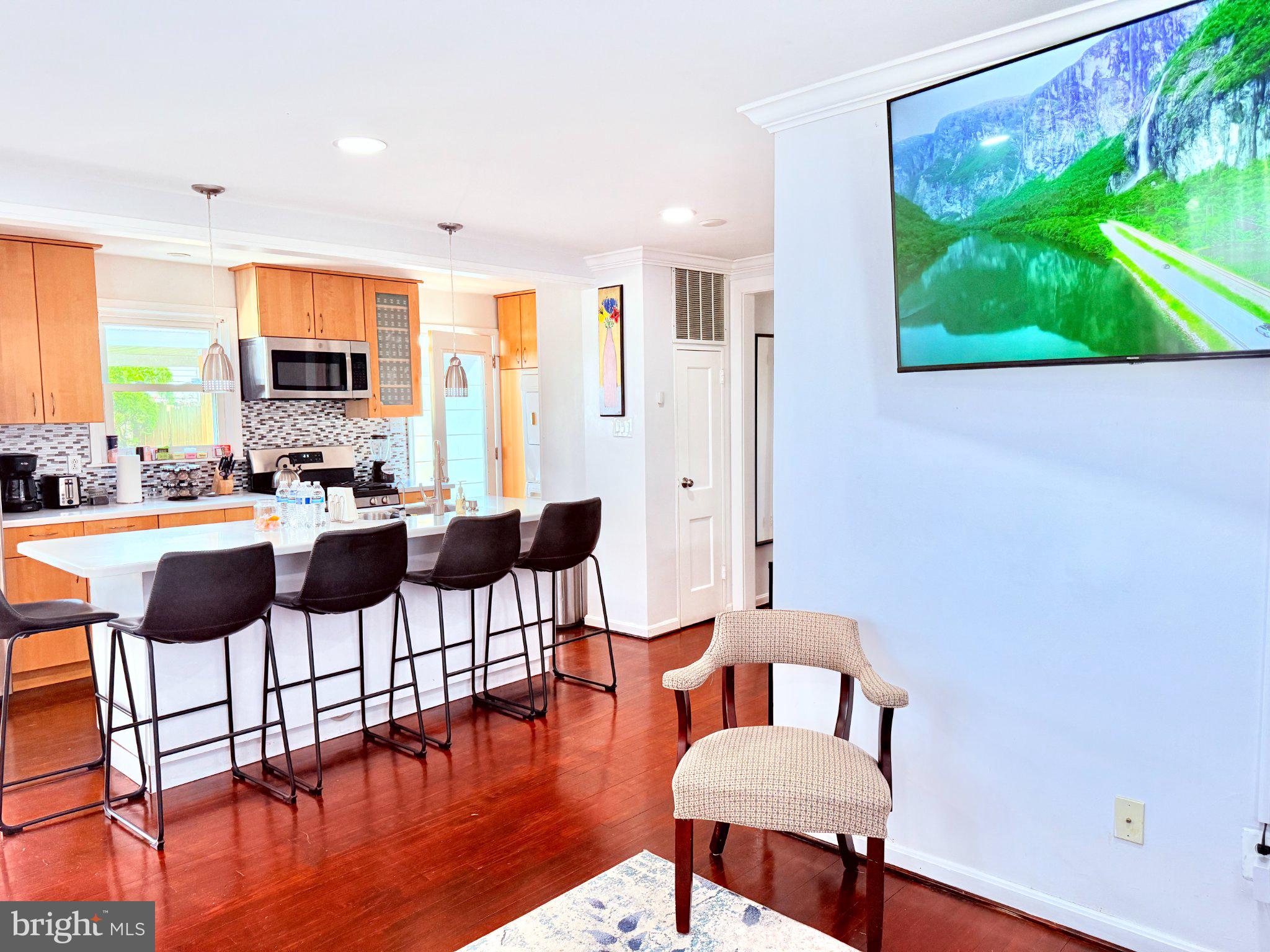 3320 Camden Street Silver Spring, MD 20902 - Photo 12 of 40 Modern kitchen with scenic views.