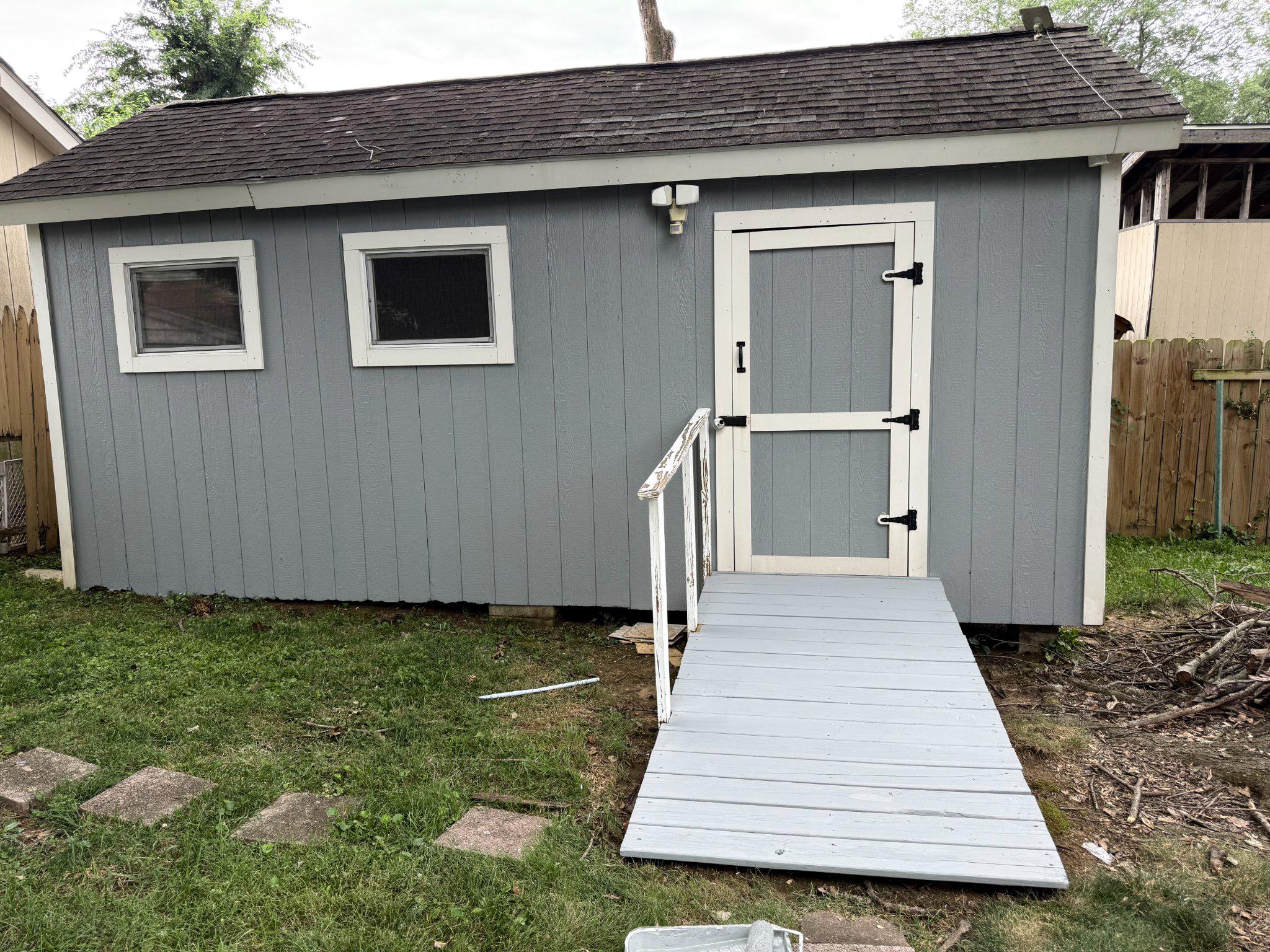 3320 Camden Street Silver Spring, MD 20902 - Photo 40 of 40 Spacious gray shed.