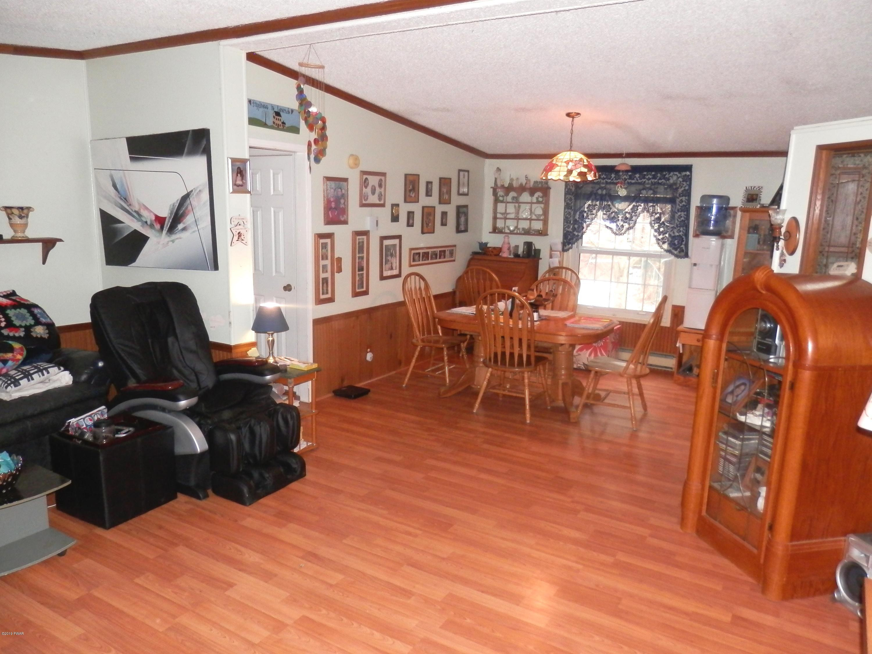 135 Prompton Road Honesdale, PA 18431 - Photo 13 of 37 LIVING ROOM / DINING AREA