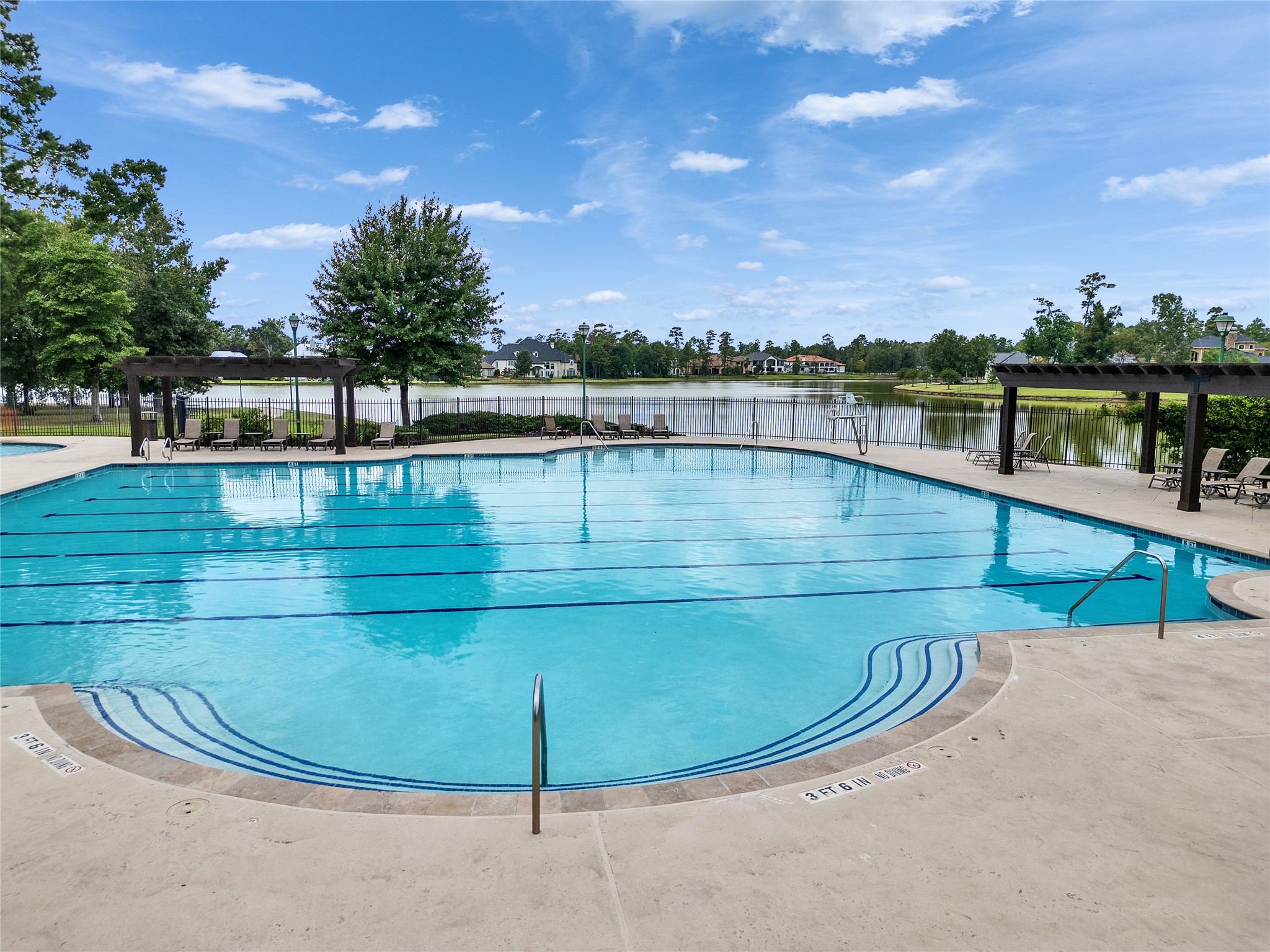 5802 Sunny Sky Place Spring, TX 77386 - Photo 28 of 28 a view of a swimming pool from a balcony