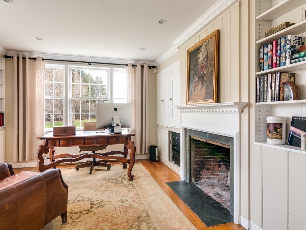 13 Cedar Street Wenham, MA 01984 - Photo 15 of 33 a living room with furniture fireplace and rug