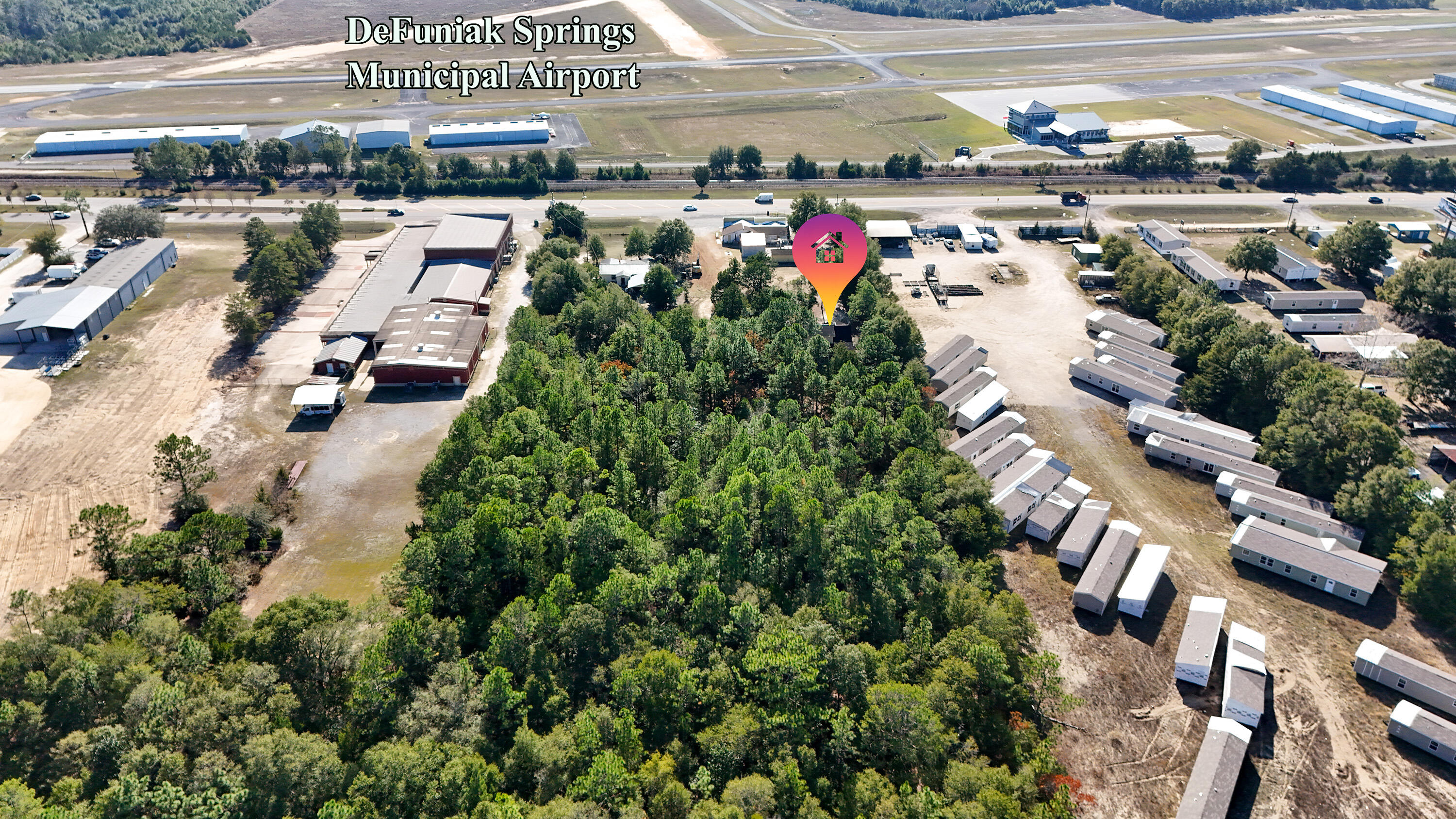 2186 Highway 90 DeFuniak Springs, FL 32433 - Photo 3 of 49 an aerial view of a yard