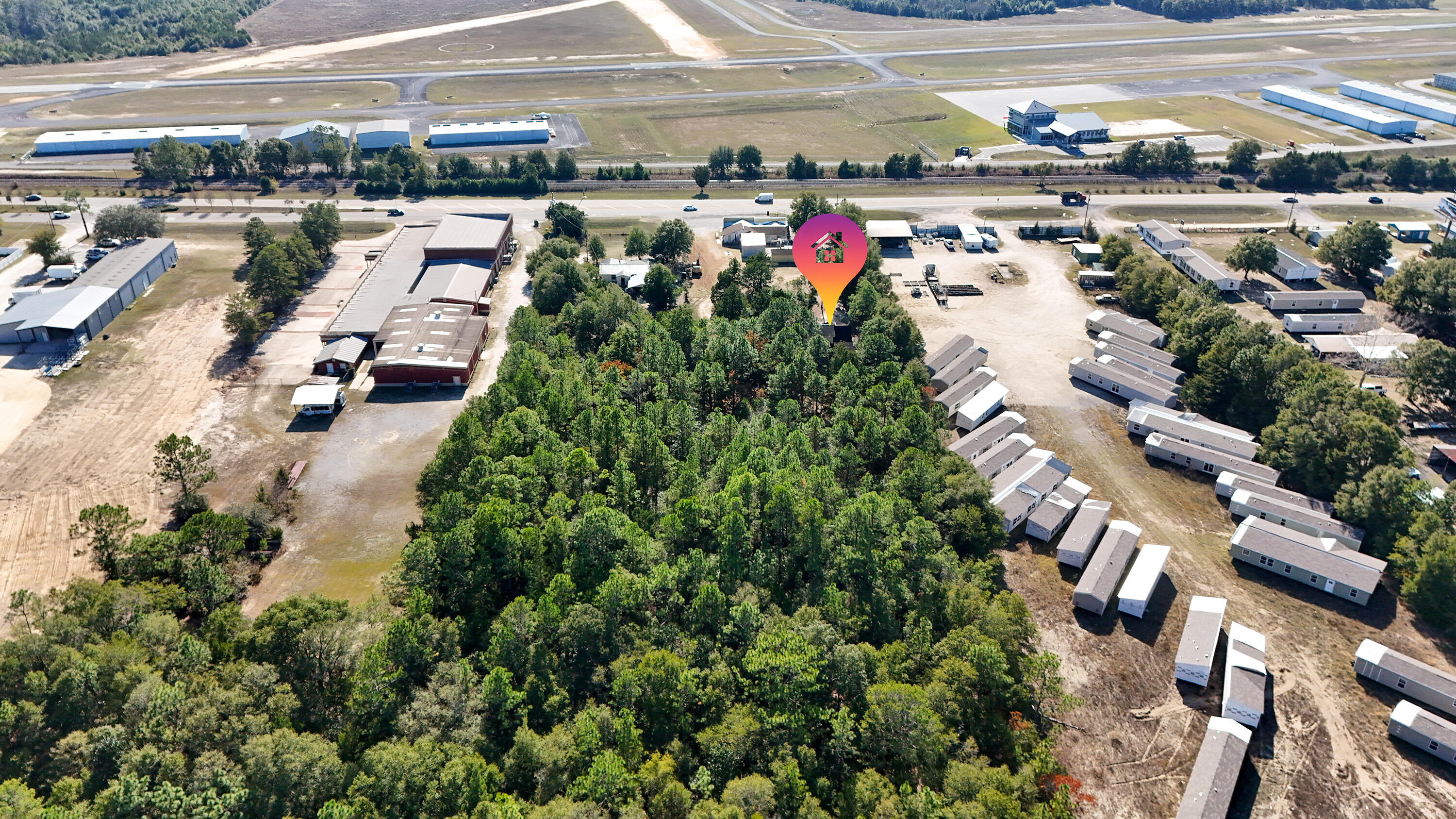 2186 Highway 90 DeFuniak Springs, FL 32433 - Photo 46 of 49 an aerial view of a yard