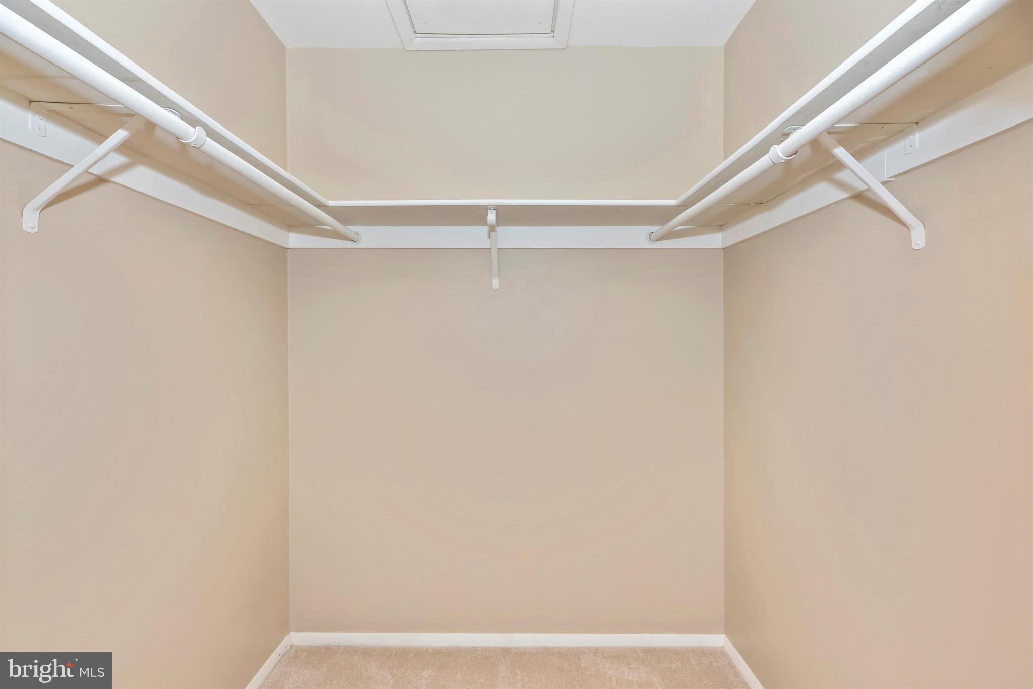 7046 Basswood Road, Unit 11 Frederick, MD 21703 - Photo 36 of 55 Large walk in closet w/pull down to attic storage