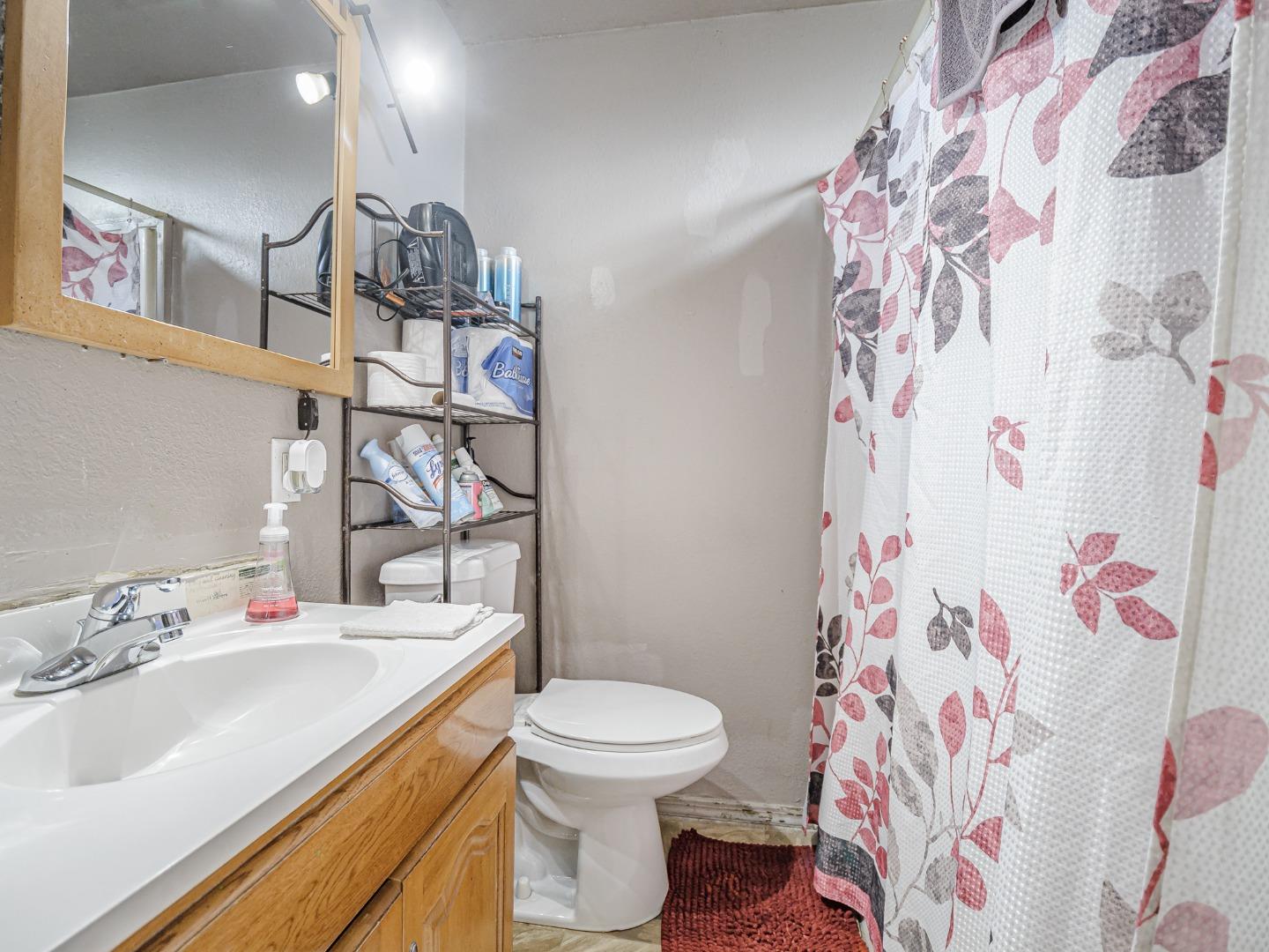 140 East Riverside Drive Watsonville, CA 95076 - Photo 15 of 49 a bathroom with a sink toilet and a mirror