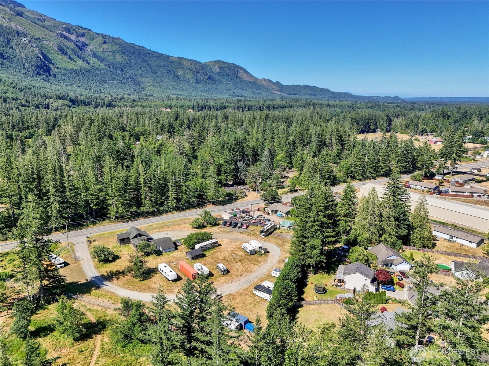 41109 State Rte 2 Gold Bar, WA 98251 - Photo 13 of 22 a view of a lot of trees and houses