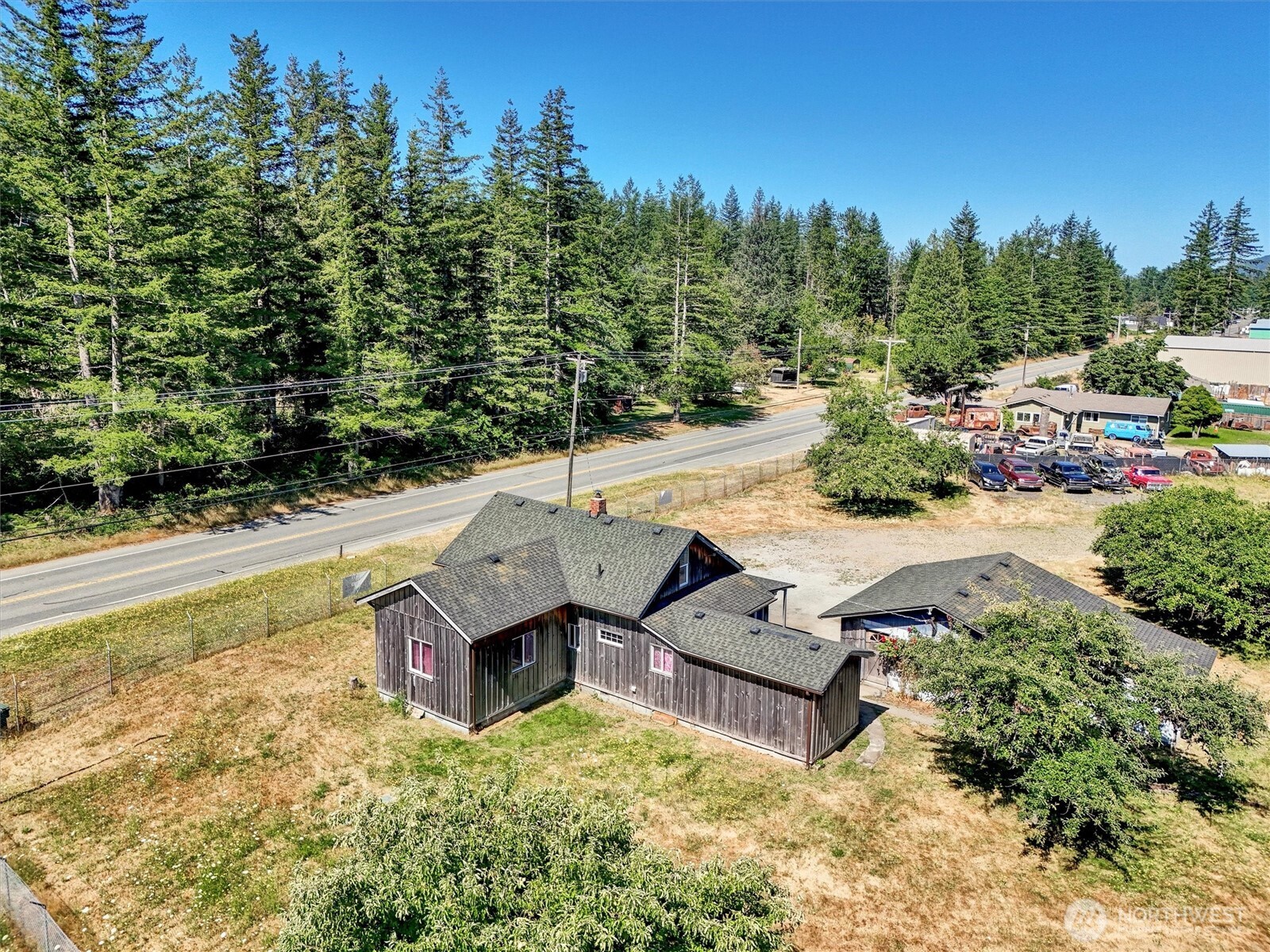 41109 State Rte 2 Gold Bar, WA 98251 - Photo 19 of 22 an aerial view of a house with yard swimming pool and outdoor seating