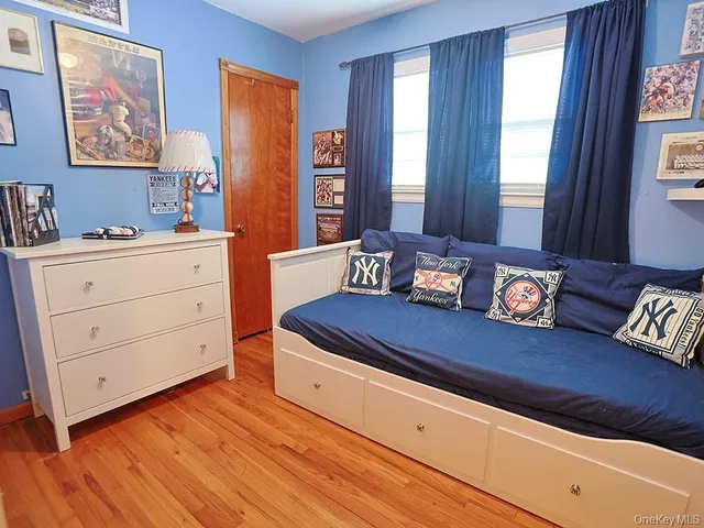 a living room with furniture and window