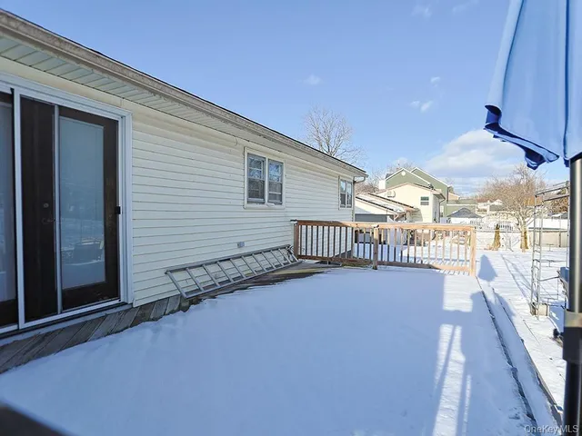 a view of outdoor space and seating area