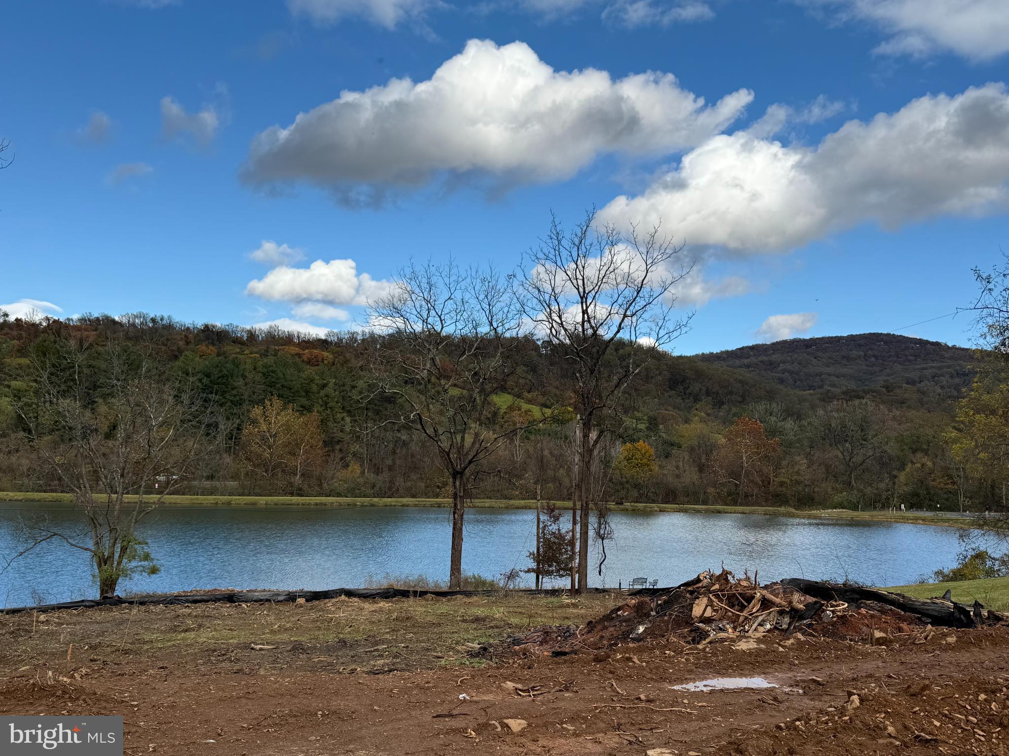 8 Creek Road Front Royal, VA 22630 - Photo 38 of 45 a view of a lake in middle of forest