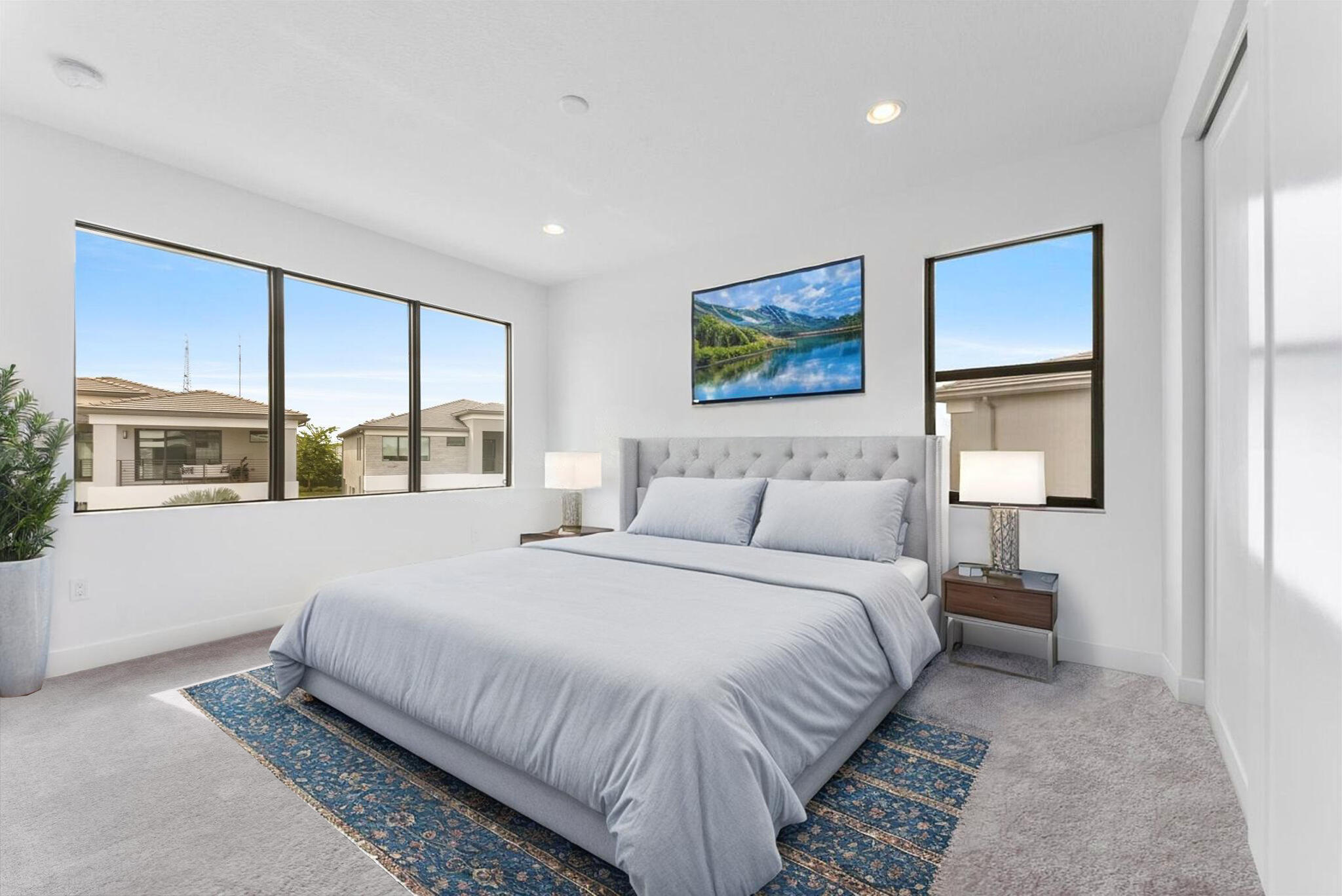 20107 Pacific Dunes Drive Boca Raton, FL 33434 - Photo 48 of 85 a bedroom with a large bed and a window