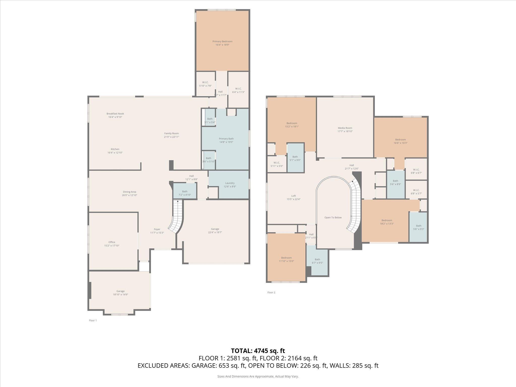 20107 Pacific Dunes Drive Boca Raton, FL 33434 - Photo 85 of 85 a picture of a floor plan
