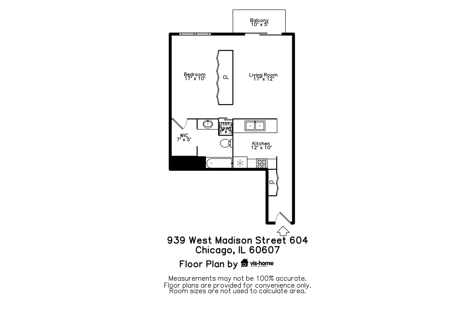 939 West Madison Street, Unit 604 Chicago, IL 60607 - Photo 16 of 16 Gallery Image 16