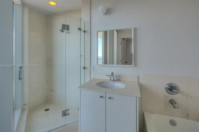 a view of a balcony with an outdoor space