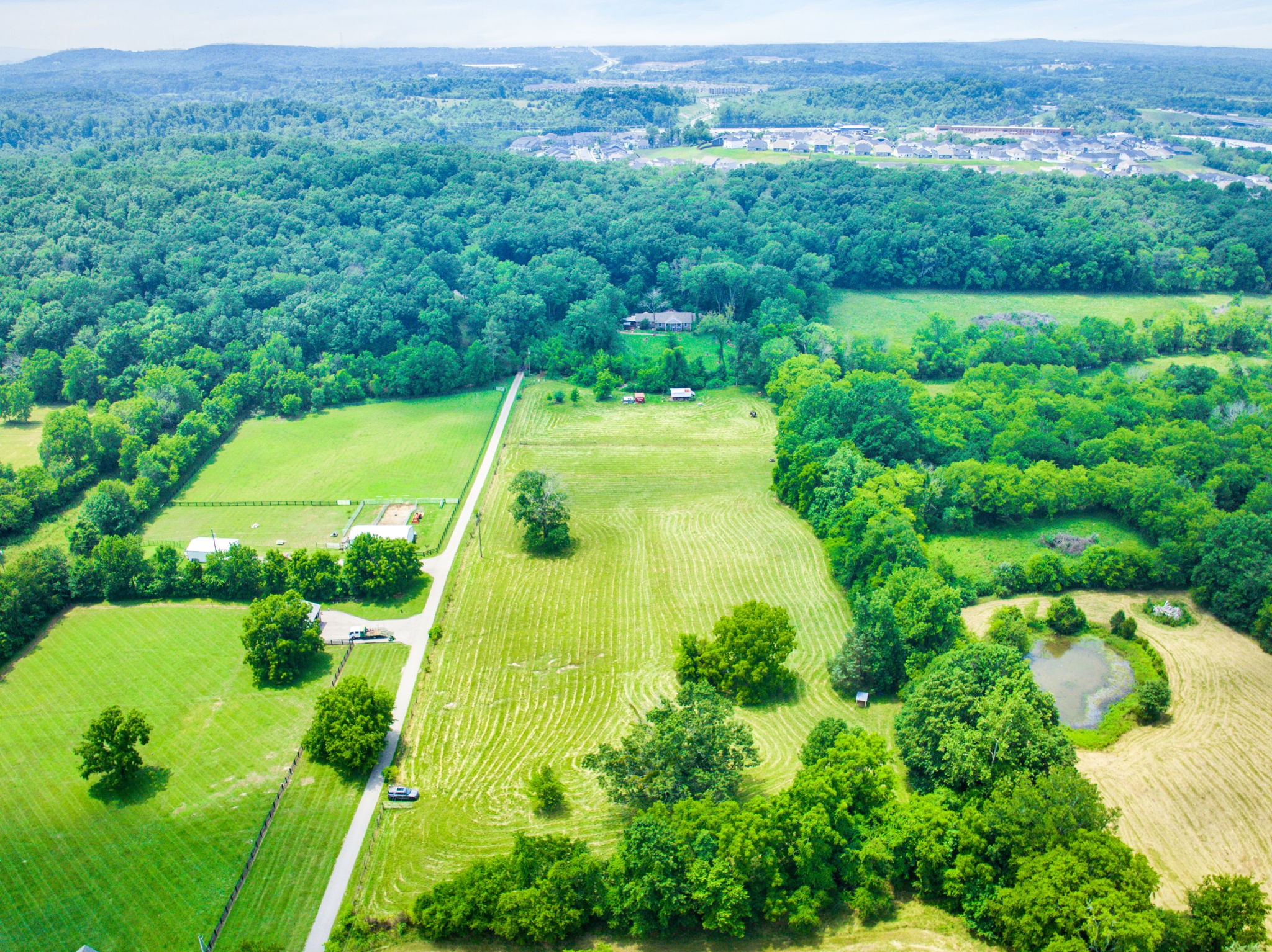 5536 Hickory Ridge Road Lebanon, TN 37090 - Photo 3 of 13 an aerial view of a houses with a yard