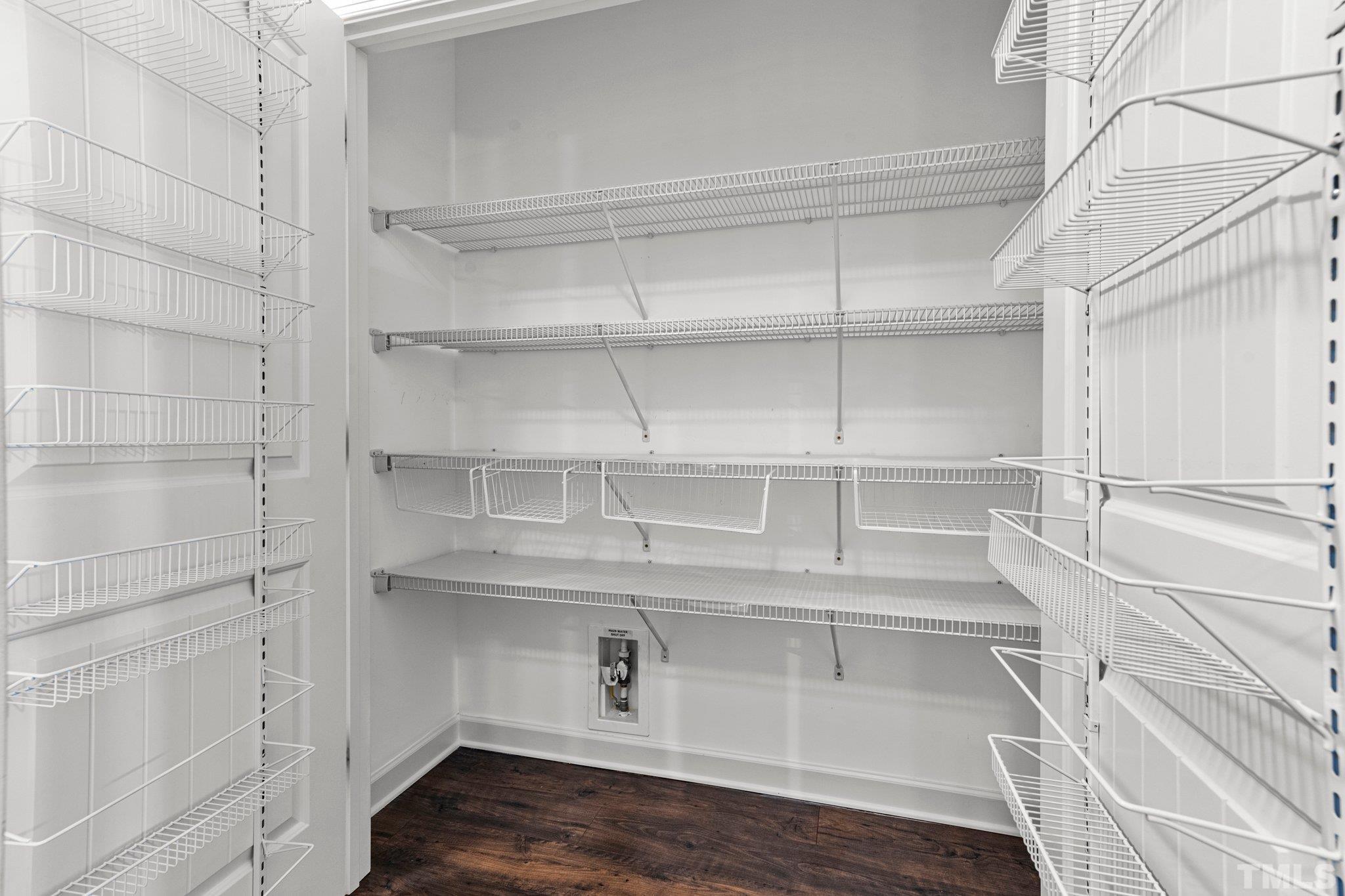 97 Thunder Ridge Drive Garner, NC 27529 - Photo 12 of 33 a view of walk in closet with empty racks