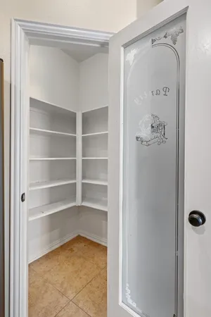 a view of a walk in closet