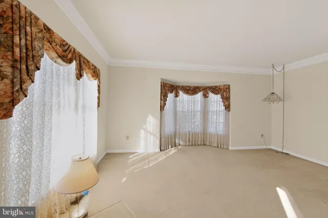 a view of empty room