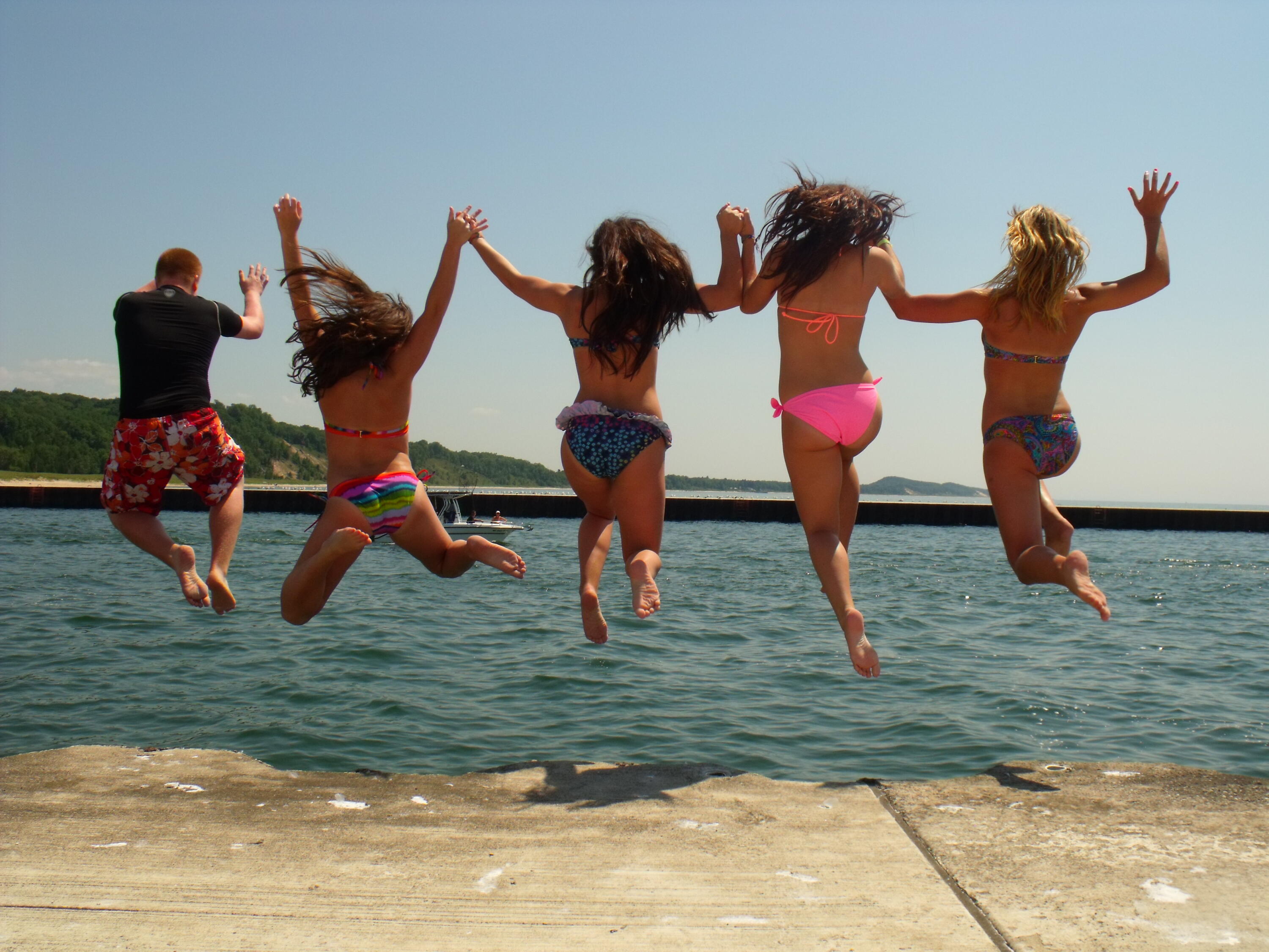 Smith Road Onekama, MI 49675 - Photo 16 of 27 Pier Jumping