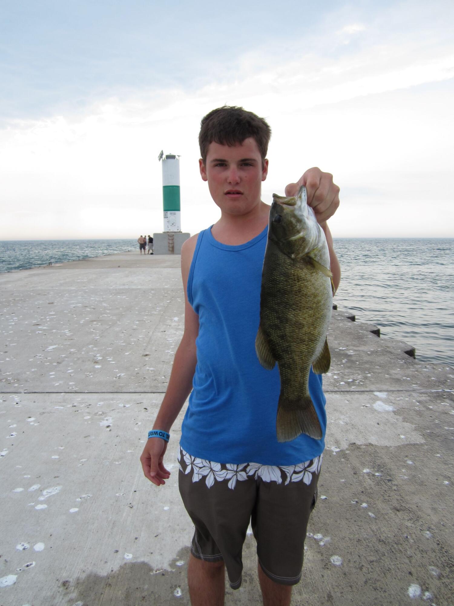 Smith Road Onekama, MI 49675 - Photo 22 of 27 Bass off Pier