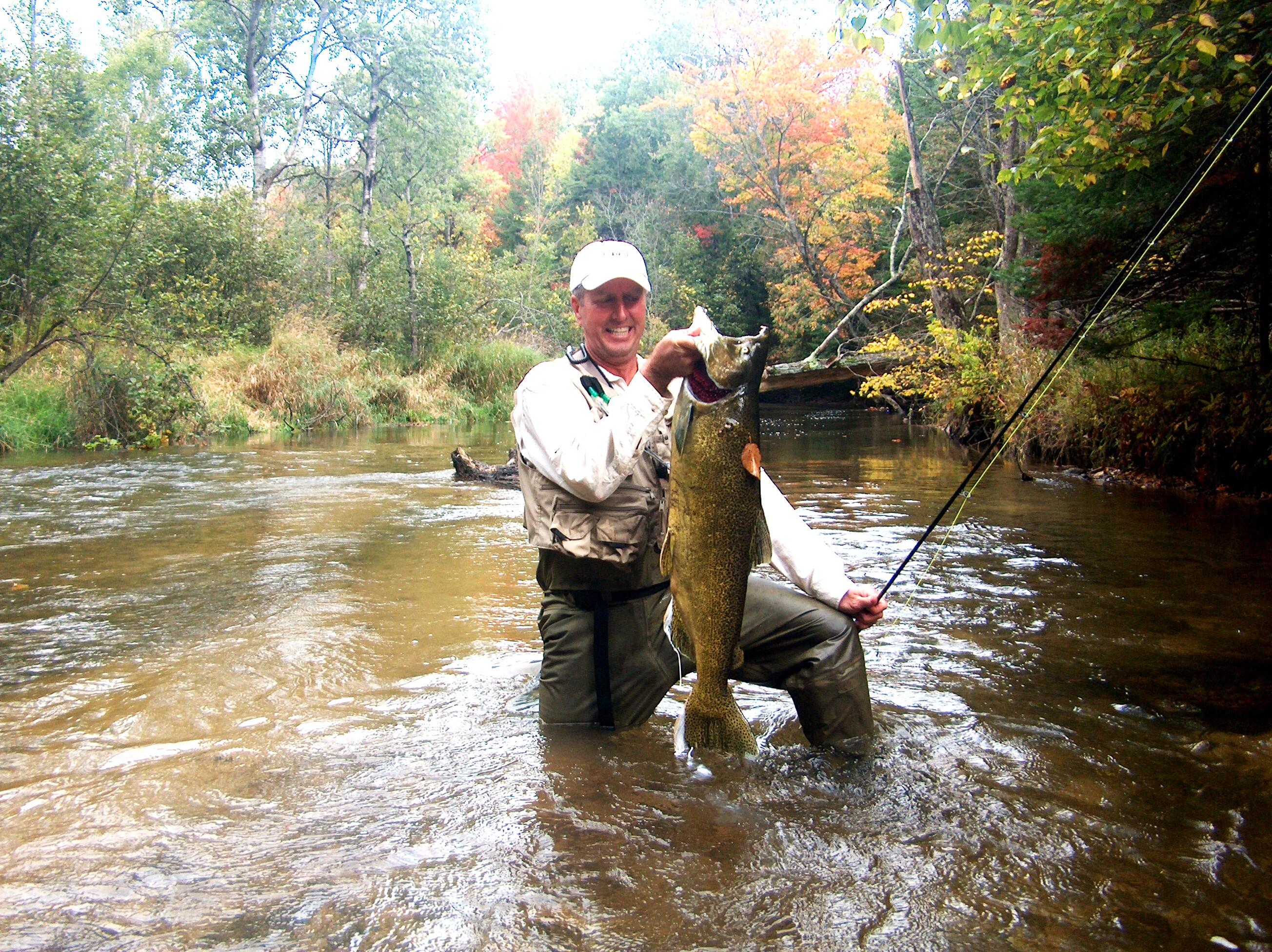 Smith Road Onekama, MI 49675 - Photo 24 of 27 Salmon on the Betsie River